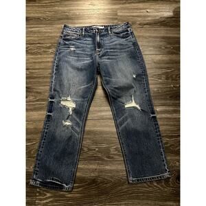 Hidden Jeans Straight Distressed Blue size 31